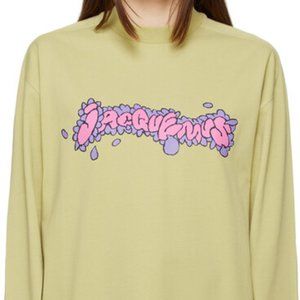 JACQUEMUS Green 'Le T-Shirt Desenho Manches Longues' Long Sleeve T-Shirt Size: S